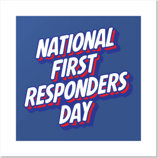 National First Responders Day – October 28 Posters and Art